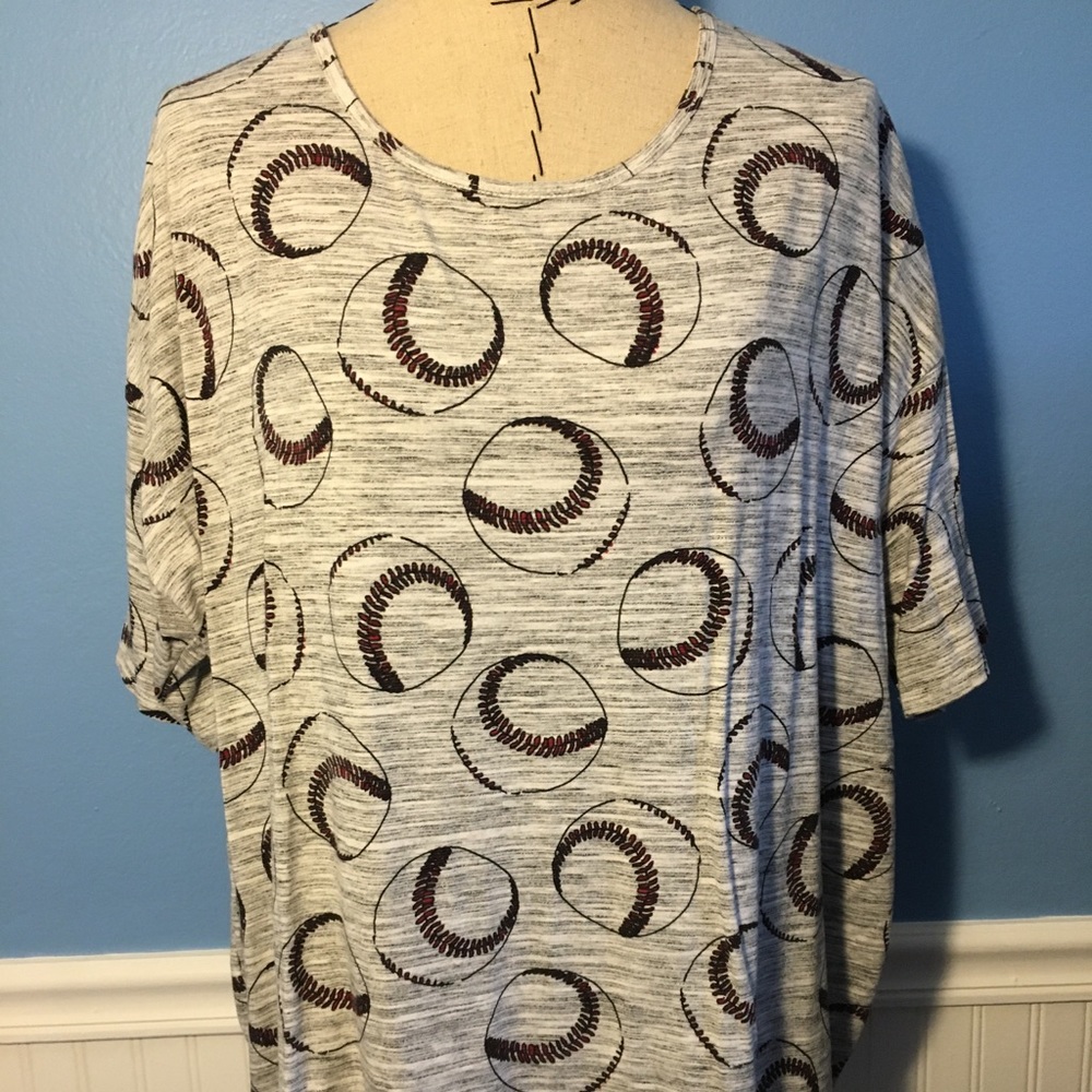 LuLaRoe baseball Irma 2X